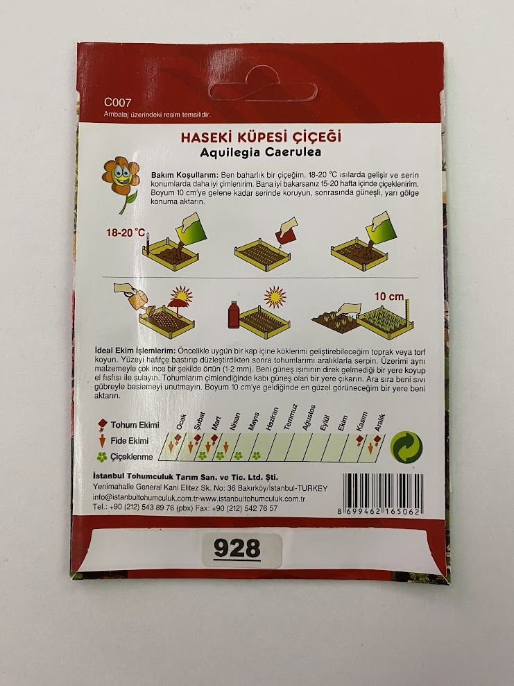 HASEKİ KÜPESİ ( ÇOKLU TOHUM ) - 150 Tohum - KARIŞIK Renk