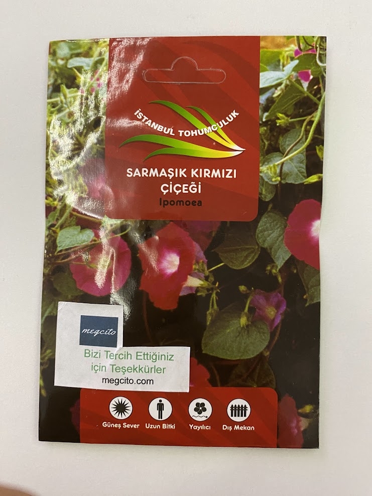 SARMAŞIK ( ÇOKLU TOHUM ) - 50 Tohum - KIRMIZI Renk