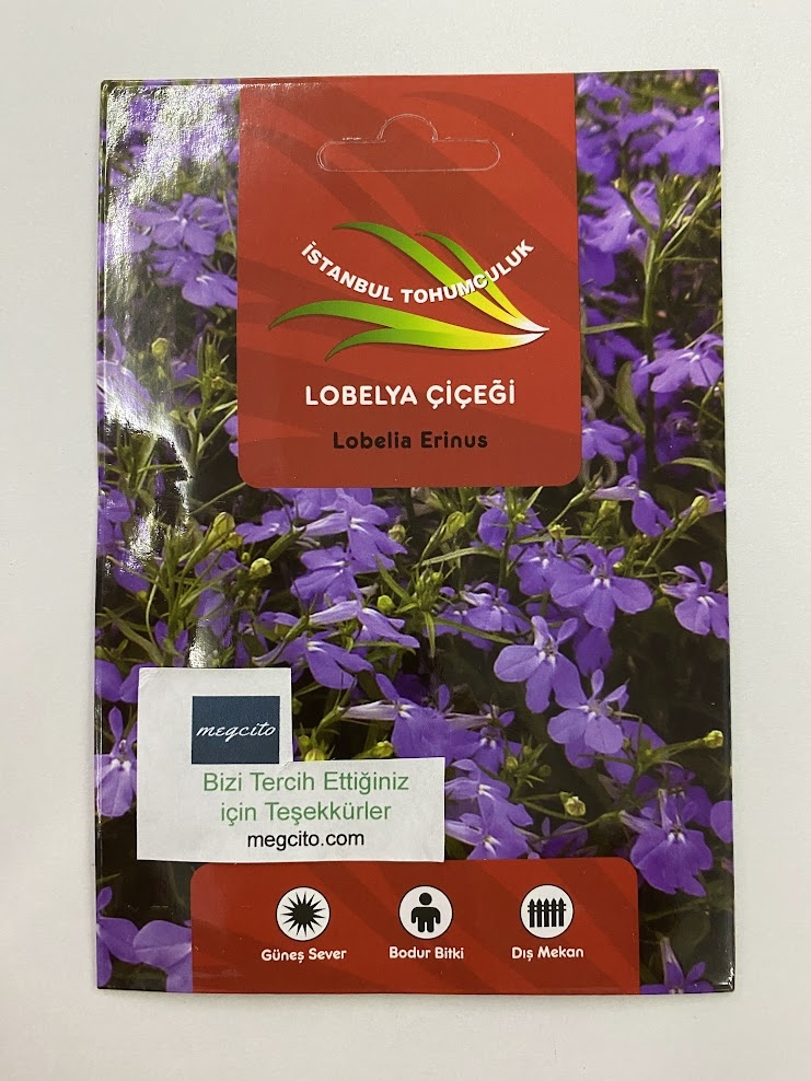 LOBELYA ÇİÇEĞİ ( ÇOKLU TOHUM ) - 400 Tohum - KARIŞIK Renk